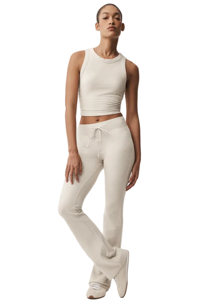 Alo Sway Bootcut Sweatpant (Oatmeal Heather)